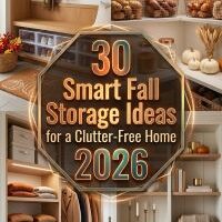 30 Smart Fall Storage Ideas for a Clutter-Free Home 2026 | Organize Every Room with Style