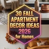 30 Fall Apartment Decor Ideas 2026 for Homes | Maximize Small Spaces with Style