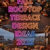 30 Fall Rooftop Terrace Design Ideas 2026 for Homes | Modern Outdoor Living Inspiration