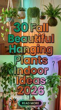 30 Fall Beautiful Hanging Plants Indoor Ideas 2026 for Homes Stylish Green Home Decor