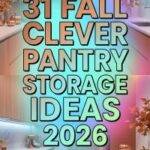 31 Fall Clever Pantry Storage Ideas 2026 for Homes Smart Kitchen Organization Tips