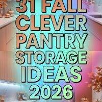 31 Fall Clever Pantry Storage Ideas 2026 for Homes Smart Kitchen Organization Tips