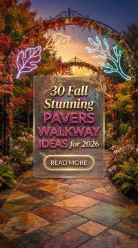 30 Fall Stunning Pavers Walkway Ideas 2026 for Homes | Transform Your Home's Curb Appeal