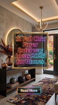 31 Fall Chic Foyer Ideas 2026 for Homes | Transform Your Entryway with Stunning Style