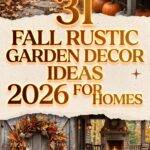 31 Fall Rustic Garden Decor Ideas 2026 for Homes | Transform Backyards Naturally