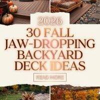 30 Fall Jaw-Dropping Backyard Deck Ideas 2026 for Homes | Transform Your Outdoor Space