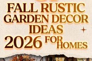 31 Fall Rustic Garden Decor Ideas 2026 for Homes | Transform Backyards Naturally