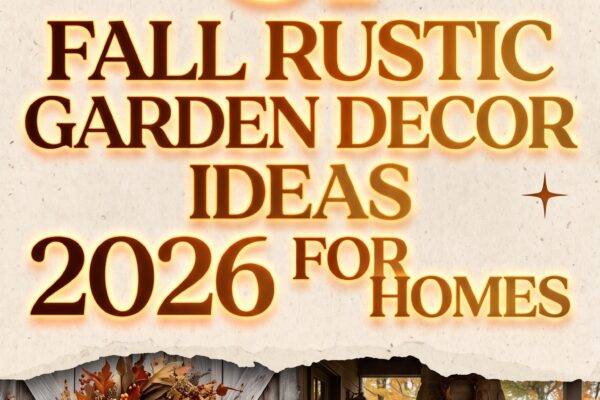 31 Fall Rustic Garden Decor Ideas 2026 for Homes | Transform Backyards Naturally