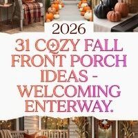 31 Cozy Fall Front Porch Ideas 2026 for Homes | Create the Most Welcoming Entryway