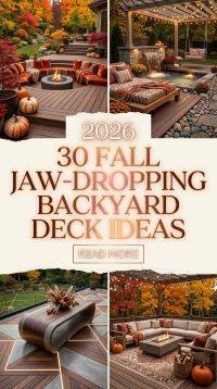 30 Fall Jaw-Dropping Backyard Deck Ideas 2026 for Homes | Transform Your Outdoor Space