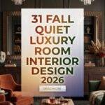 31 Fall Quiet Luxury Room Interior Design Ideas 2026 for Homes | Elevate Your Space with Timeless Style