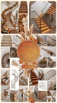 30 Fall Staircases Design Ideas 2026 for Homes | Transform Your Home with Modern Style