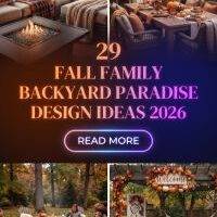 29 Fall Family Backyard Paradise Design Ideas 2026 for Homes | Create the Ultimate Outdoor Retreat