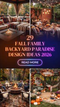 29 Fall Family Backyard Paradise Design Ideas 2026 for Homes | Create the Ultimate Outdoor Retreat