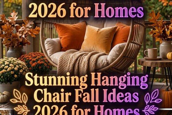 29 Stunning Hanging Chair Fall Ideas 2026 for Homes | Elevate Your Home & Outdoor Living