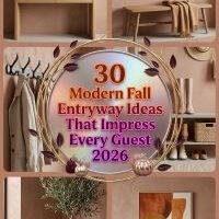 30 Modern Fall Entryway Ideas 2026 for Homes | Impress Every Guest with Luxury Style