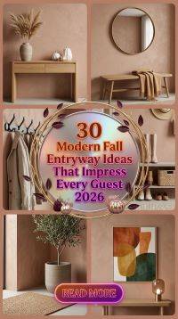 30 Modern Fall Entryway Ideas 2026 for Homes | Impress Every Guest with Luxury Style