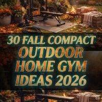 30 Fall Compact Outdoor Home Gym Ideas 2026 for Homes | Small Yard & Patio Fitness Inspiration