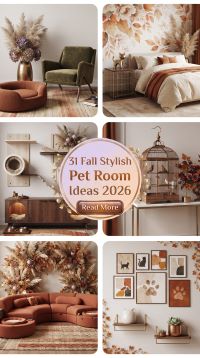 Don't Decorate Your Pet's Space Until You See These 31 Fall Stylish Pet Room Ideas 2026 for Homes