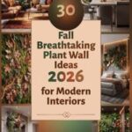 Before You Buy New Decor, Get Inspired by These 30 Fall Breathtaking Plant Wall Ideas 2026 for Homes