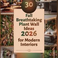 Before You Buy New Decor, Get Inspired by These 30 Fall Breathtaking Plant Wall Ideas 2026 for Homes