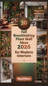 Before You Buy New Decor, Get Inspired by These 30 Fall Breathtaking Plant Wall Ideas 2026 for Homes