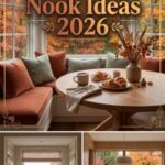 33 Fall Breakfast Nook Ideas 2026 for Modern Homes | Cozy Seating & Beautiful Seasonal Decor