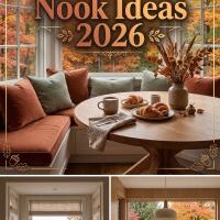 33 Fall Breakfast Nook Ideas 2026 for Modern Homes | Cozy Seating & Beautiful Seasonal Decor