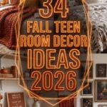34 Fall Teen Room Decor Ideas 2026 for Homes | Stylish, Cozy & Personalized Bedroom Inspiration