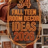34 Fall Teen Room Decor Ideas 2026 for Homes | Stylish, Cozy & Personalized Bedroom Inspiration