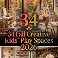 34 Fall Creative Kids' Play Spaces 2026 That Spark Imagination | Cozy, Colorful & Designer-Inspired Ideas