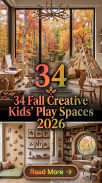 34 Fall Creative Kids' Play Spaces 2026 That Spark Imagination | Cozy, Colorful & Designer-Inspired Ideas