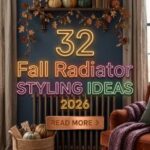 32 Fall Radiator Styling Ideas 2026 That Turn an Overlooked Home Detail Into Beautiful Decor | Clever Covers & Cozy Seasonal Styling