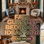 33 Fall Guest Bedroom Ideas That Make Visitors Feel Instantly Comfortable and At Home | Thoughtful Details for a Perfect Autumn Retreat