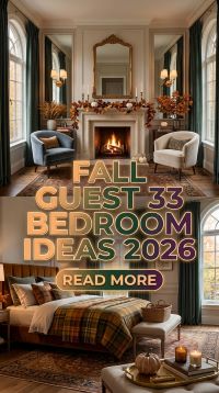 33 Fall Guest Bedroom Ideas That Make Visitors Feel Instantly Comfortable and At Home | Thoughtful Details for a Perfect Autumn Retreat