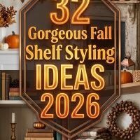 32 Gorgeous Fall Shelf Styling Ideas 2026 for Homes | Designer-Approved Decor You'll Love