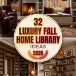32 Luxury Fall Home Library Ideas 2026 for Homes | Elegant Reading Spaces Every Book Lover Will Treasure