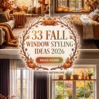 33 Fall Window Styling Ideas 2026 for Homes | Brighten Every Room with Elegant Seasonal Decor