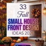33 Fall Small House Front Design Ideas 2026 for Homes | Stylish Curb Appeal Ideas for Compact Homes