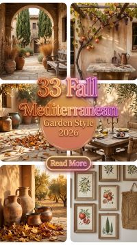 33 Fall Mediterranean Garden Style 2026 for Homes | Modern Landscape, Patio & Outdoor Living Ideas