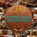 34 Chic Fall Coffee Table Decor Ideas You'll Love in 2026 for Homes | Cozy & Elegant Living Room Inspiration