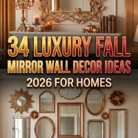 34 Luxury Fall Mirror Wall Decor Ideas 2026 for Homes | Bright, Modern & Elegant Room Transformations