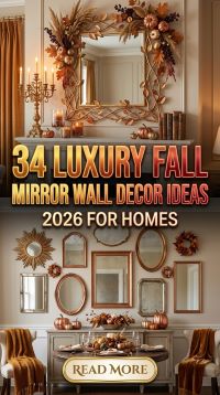 34 Luxury Fall Mirror Wall Decor Ideas 2026 for Homes | Bright, Modern & Elegant Room Transformations