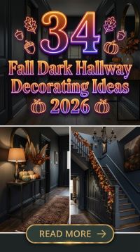 34 Fall Dark Hallway Decorating Ideas 2026 for Homes | Stunning Ways to Brighten Your Home