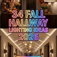 34 Fall Hallway Lights 2026 | Stylish Sconces, Modern Pendants, Warm LEDs & Elegant Lighting Ideas for Every Home