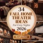 34 Fall Home Theater Ideas 2026 for Homes | Create a Luxury Cinema Experience at Home