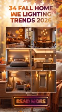 34 Fall Home Lighting Trends 2026 | Statement Fixtures, Elegant Sconces, Warm LEDs & Modern Ambient Lighting