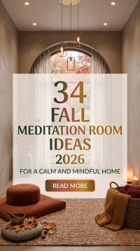 34 Fall Meditation Room Ideas 2026 for Homes | Create a Calm & Mindful Retreat at Home