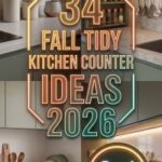 34 Fall Tidy Kitchen Counter Ideas 2026 You'll Actually Love | Smart Storage, Elegant Accessories & Effortless Organization