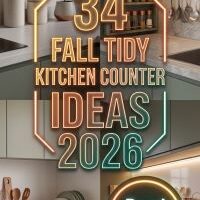 34 Fall Tidy Kitchen Counter Ideas 2026 You'll Actually Love | Smart Storage, Elegant Accessories & Effortless Organization